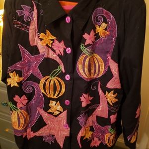 Fall patterned dress jacket